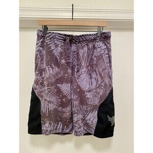 Under Armour Project Rock Aloha Terry Shorts Men's Large 10" Inseam Hawaiian